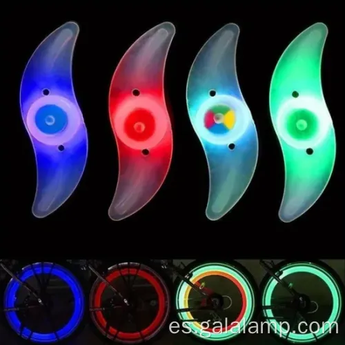 Luces de ruedas de bicicleta vibrantes para una visibilidad nocturna mejorada